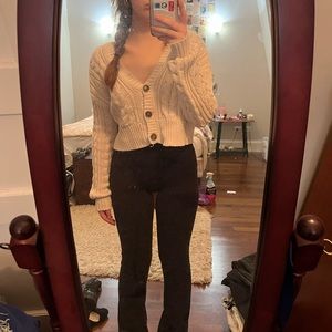 Aeropostale Ivory Cardigan